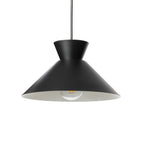 Lucande Amelia pendant light, 3-bulb, 33.5 in, black