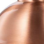 Lucande Clint pillar light, 19.6 in, copper-coloured, metal