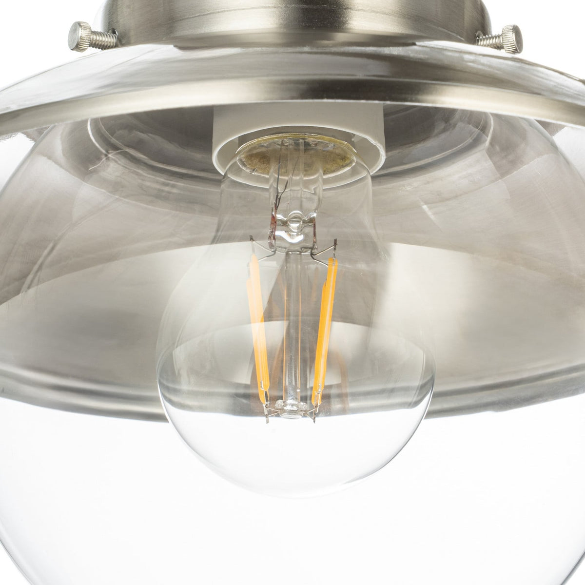 Lucande Gwendolyn outdoor wall light, 10.5 in, grey, stainless steel