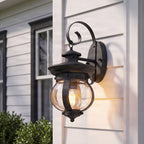 Farley 15 3/4" Dark Gray Outdoor Wall Sconce