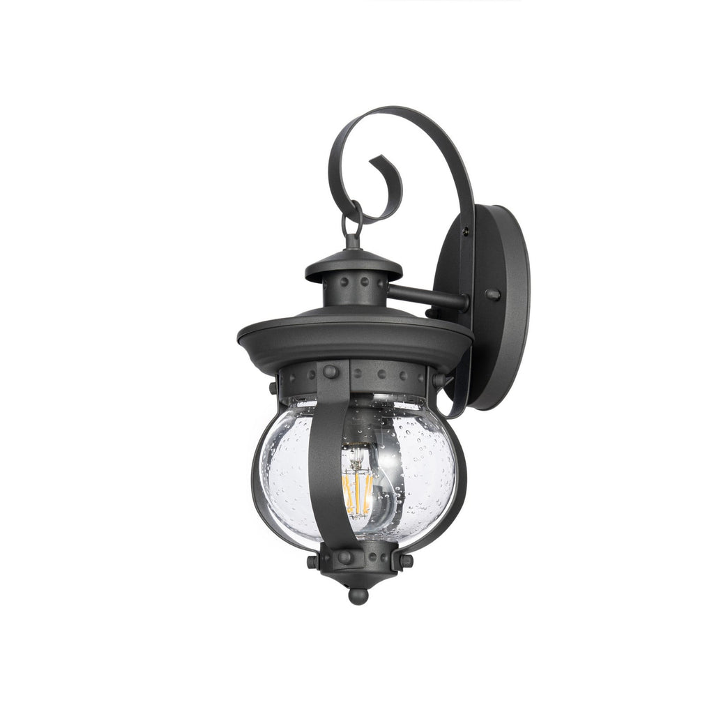 Lucande Farley outdoor wall light, 15.7 in, dark grey, metal