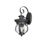 Lucande Farley outdoor wall light, 15.7 in, dark grey, metal