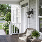 Farley 15 3/4" Dark Gray Outdoor Wall Sconce