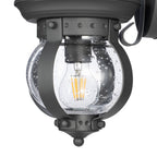 Lucande Farley outdoor wall light, 15.7 in, dark grey, metal