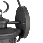 Lucande Farley outdoor wall light, 15.7 in, dark grey, metal