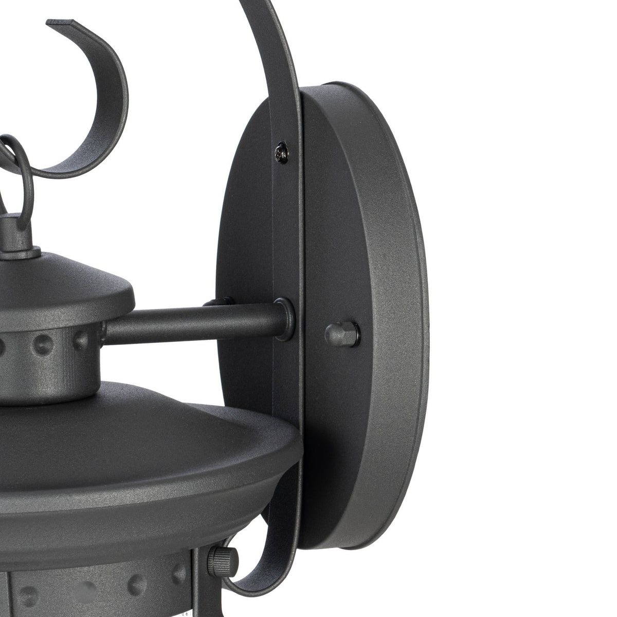 Lucande Farley outdoor wall light, 15.7 in, dark grey, metal