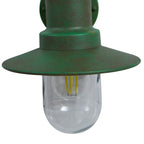 Eloretta 12 1/4" Green Glass Outdoor Wall Sconce