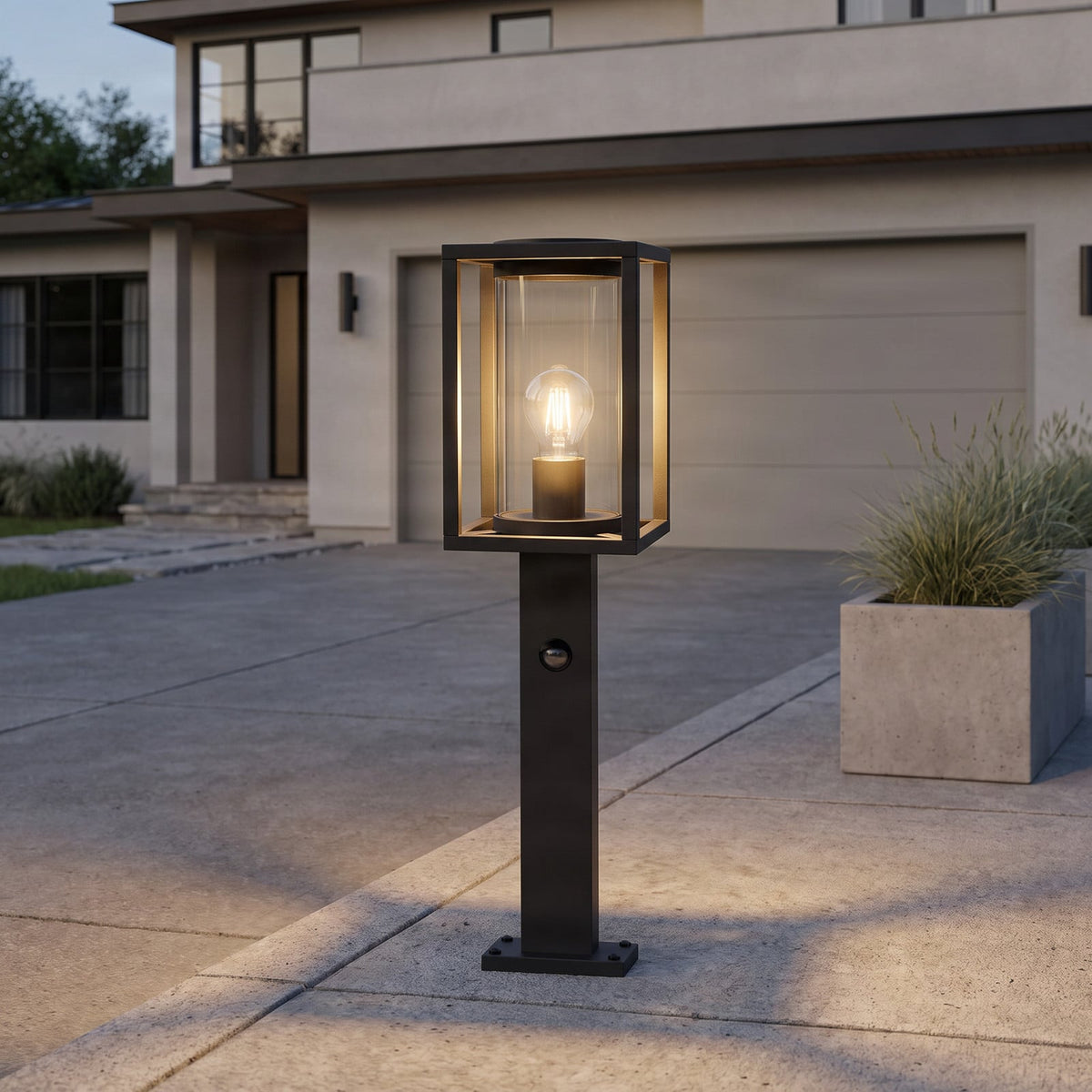 Ferda 23 3/4" Anthracite Sensor Path Light
