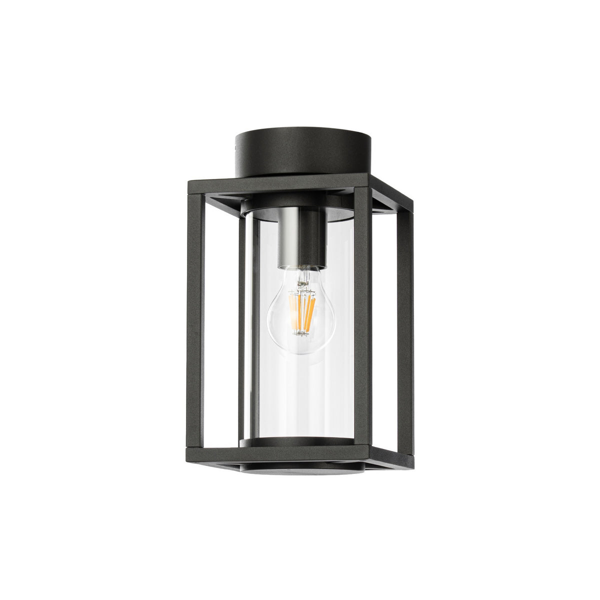 Ferda 6 1/2" Anthracite Outdoor Ceiling Light