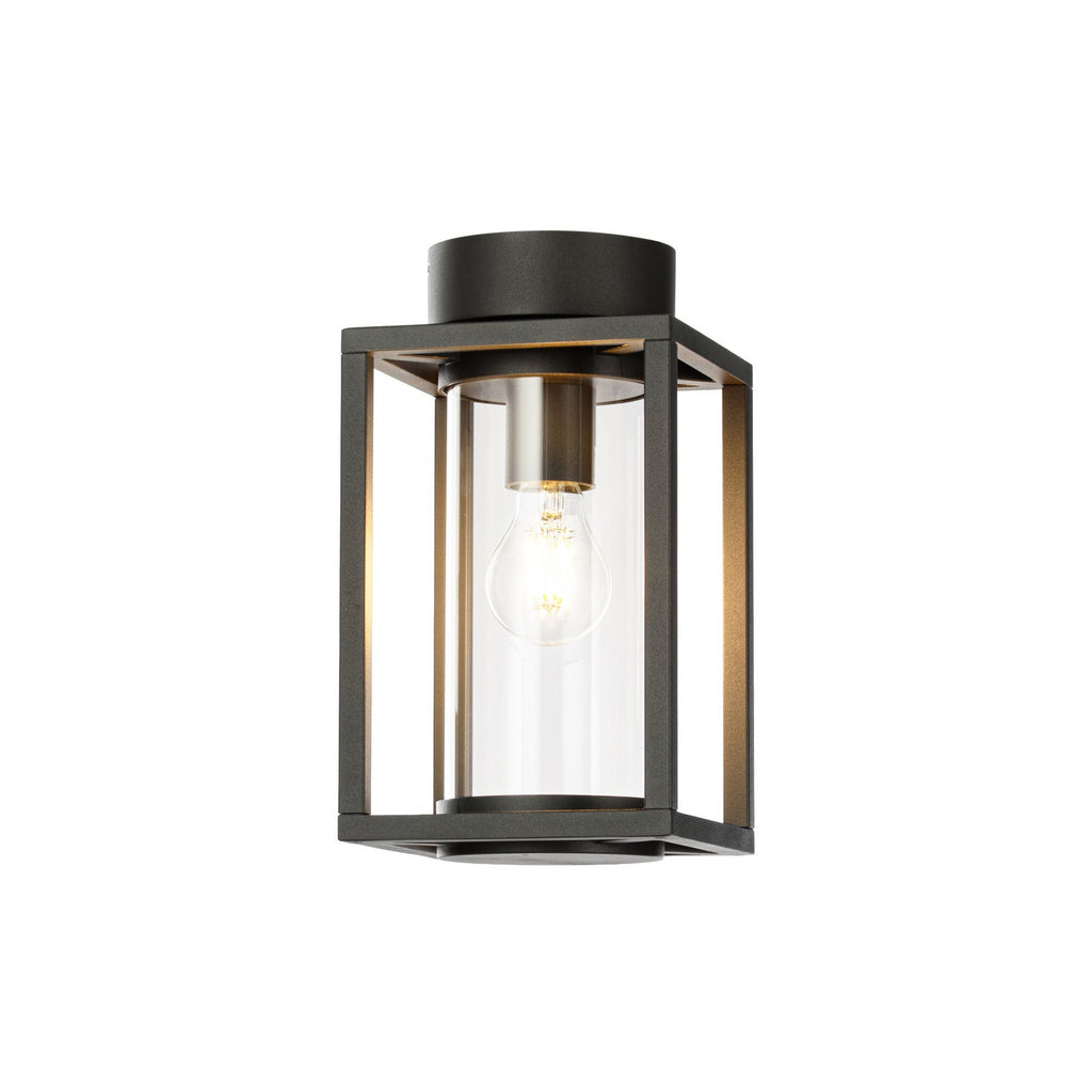 Ferda 6 1/2" Anthracite Outdoor Ceiling Light
