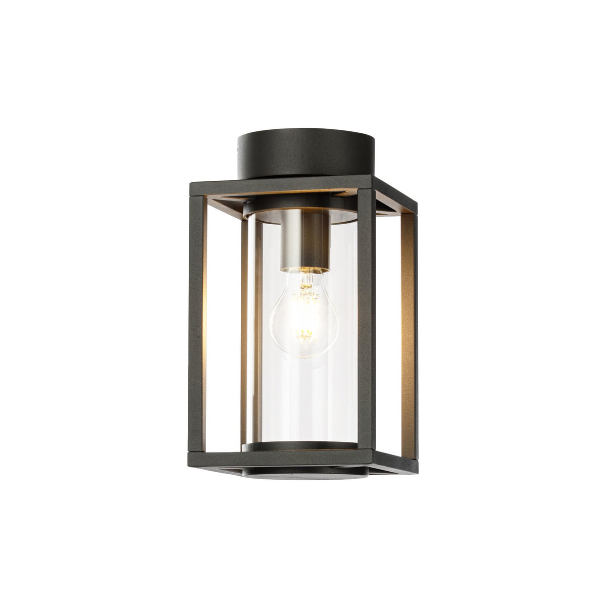 Ferda 6 1/2" Anthracite Outdoor Ceiling Light