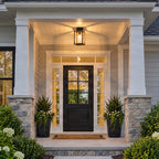 Ferda 6 1/2" Anthracite Outdoor Ceiling Light