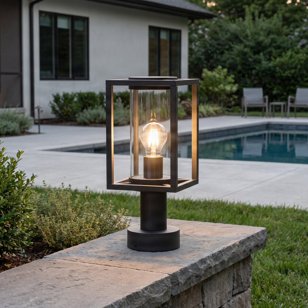 Ferda 14 1/2" Anthracite Base Lamp