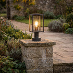 Ferda 14 1/2" Anthracite Base Lamp