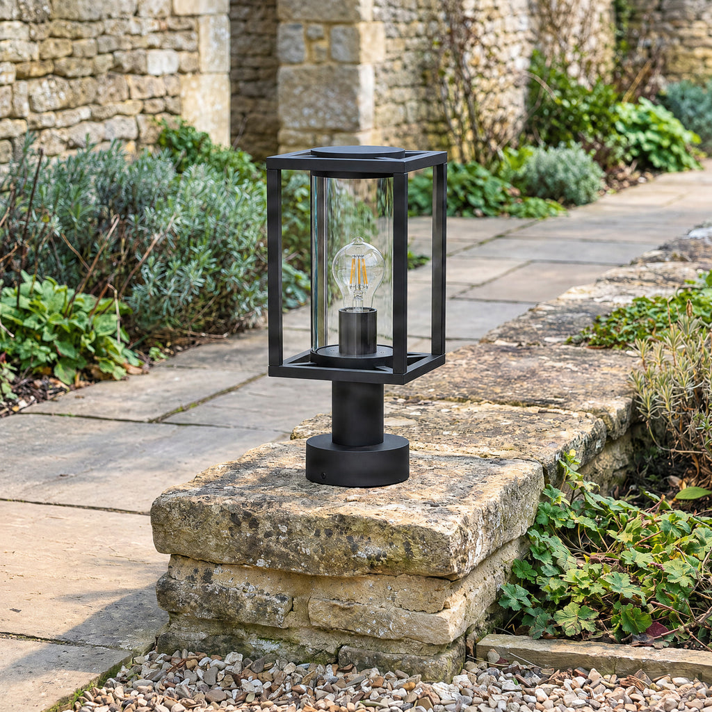 Ferda 14 1/2" Anthracite Base Lamp