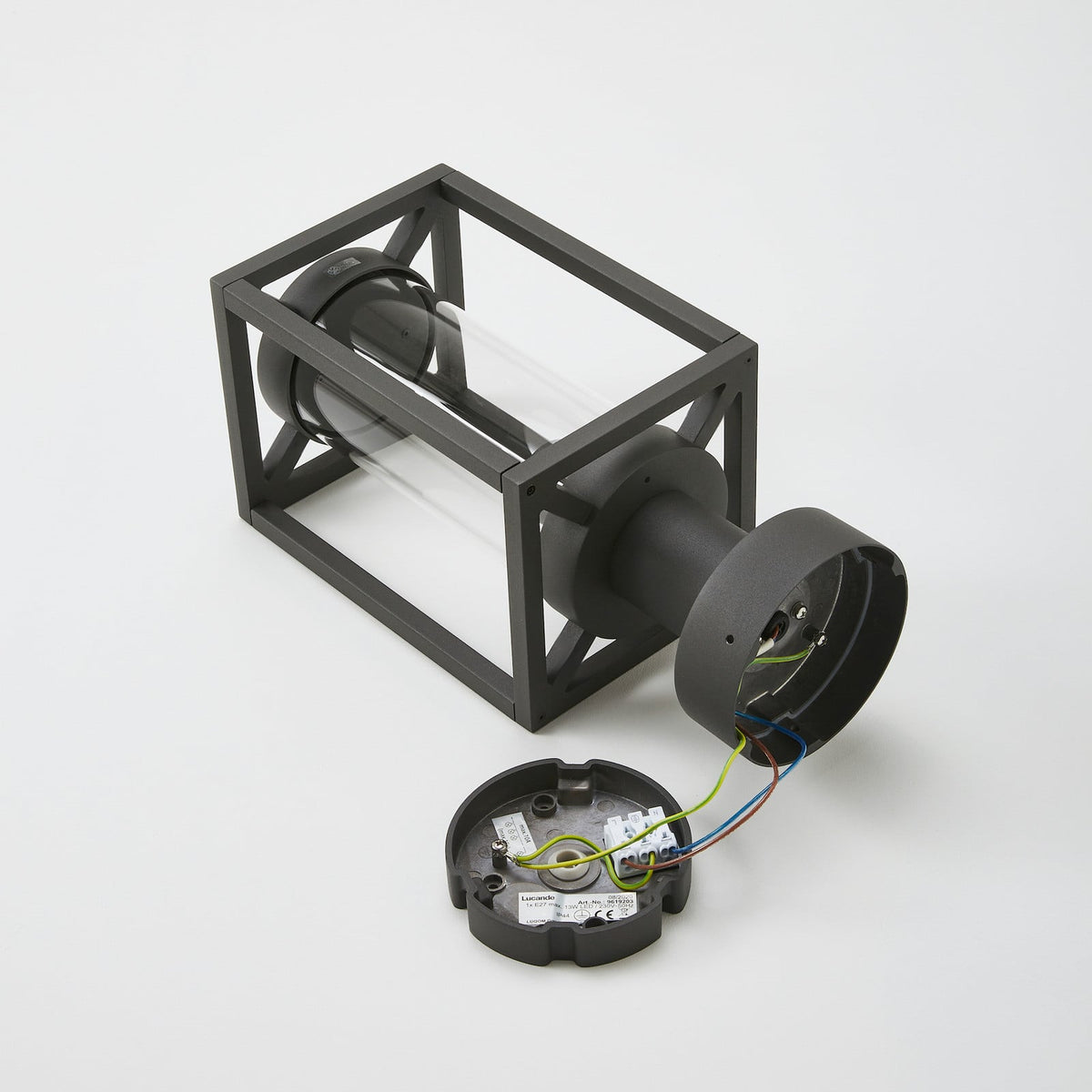 Ferda 14 1/2" Anthracite Base Lamp