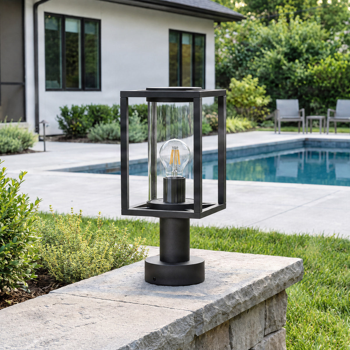 Ferda 14 1/2" Anthracite Base Lamp