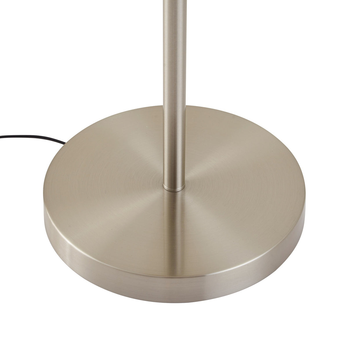 Aovan 67" Nickel Floor Lamp with Shelf & USB Port