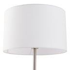 Aovan 67" Nickel Floor Lamp with Shelf & USB Port