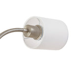 Aovan 67" Nickel Floor Lamp with Shelf & USB Port