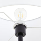 Aovan 67" Black Floor Lamp with Shelf