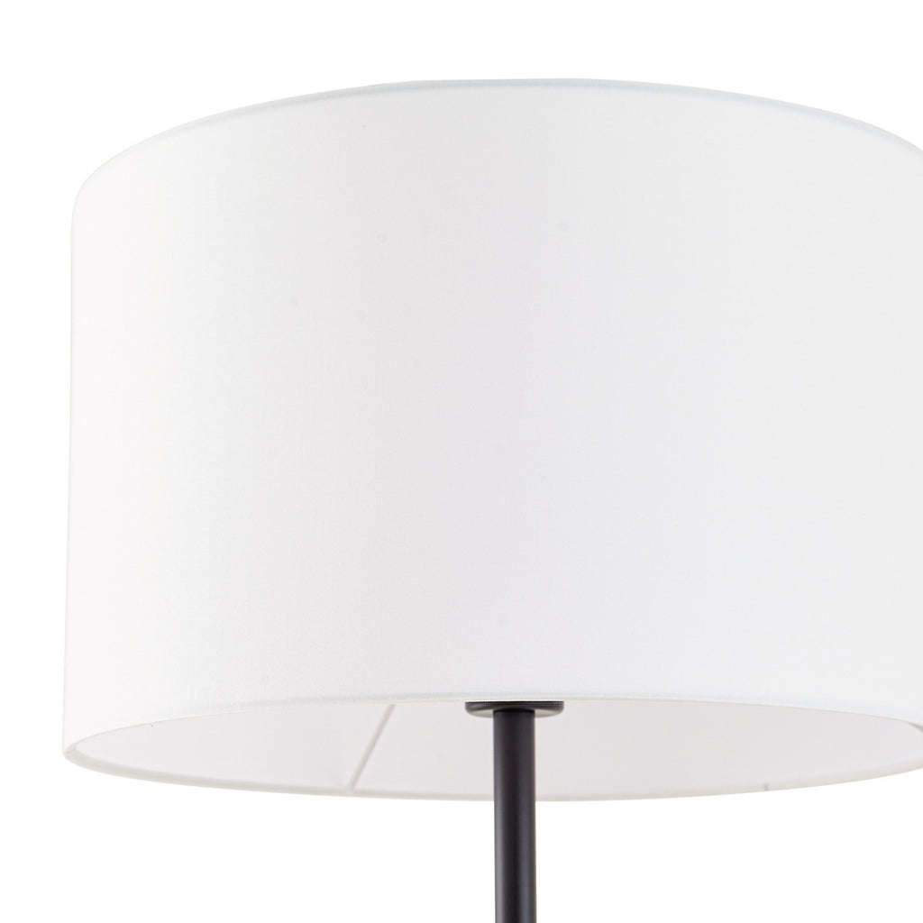 Aovan 67" Black Floor Lamp with Shelf