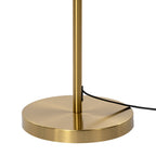 Aovan 67" Brass Floor Lamp with Shelf & USB Port