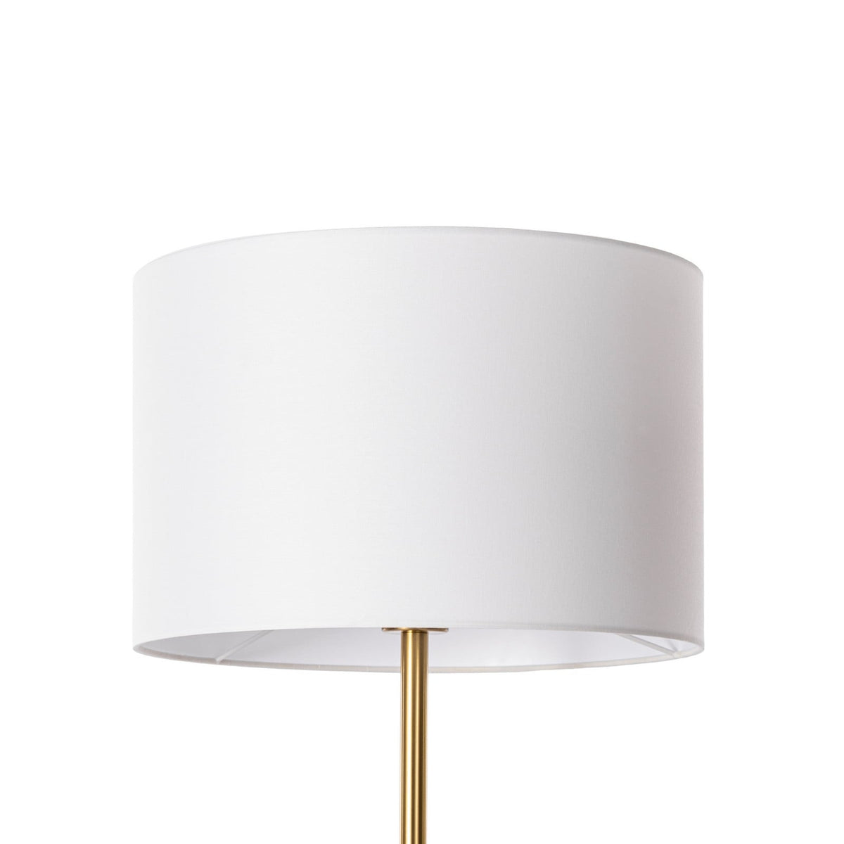 Aovan 67" Brass Floor Lamp with Shelf & USB Port