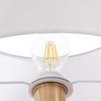Aovan 67" Brass Floor Lamp with Shelf & USB Port