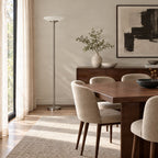 Ragna 71" Nickel LED Floor Lamp