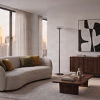 Ragna 71" Nickel LED Floor Lamp