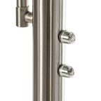 Ragna 71" Nickel LED Floor Lamp with Reading Light