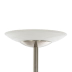 Ragna 71" Nickel LED Floor Lamp with Reading Light
