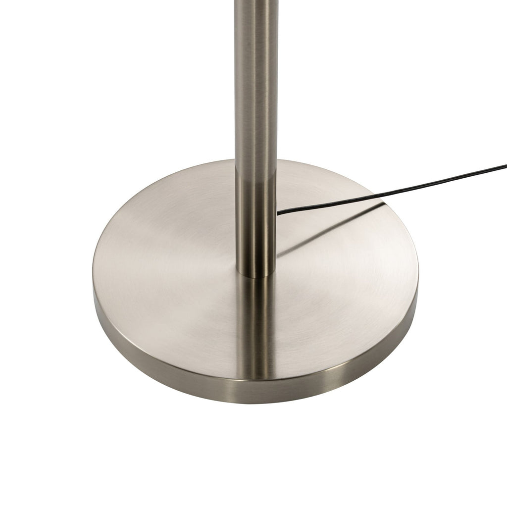 Ragna 71" Nickel LED Floor Lamp with Reading Light