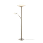 Ragna 71" Nickel LED Floor Lamp with Reading Light