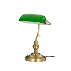 Lucande Milenka table lamp, brass, height 15.35 in, metal
