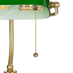 Lucande Milenka table lamp, brass, height 15.35 in, metal