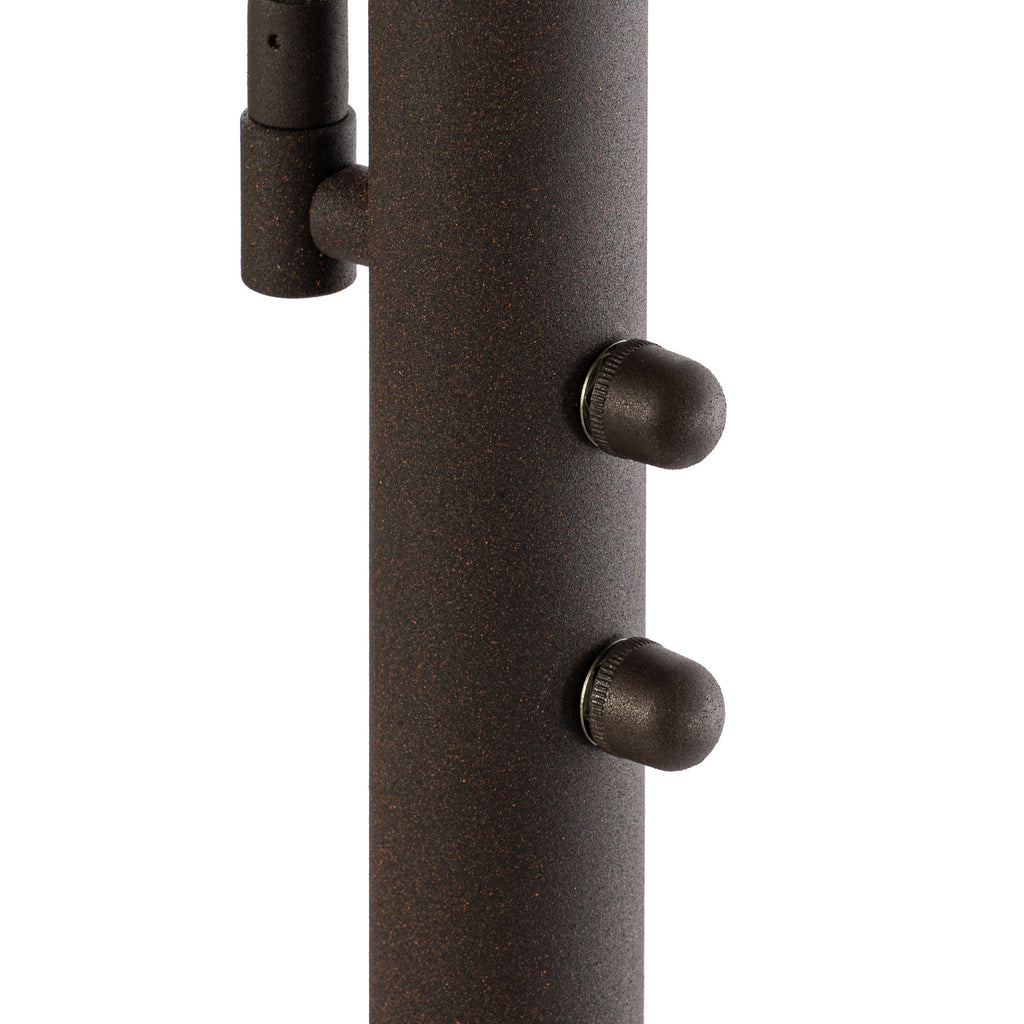 Ragna 71" Brown LED Floor Lamp with Reading Light