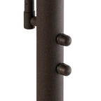 Ragna 71" Brown LED Floor Lamp with Reading Light
