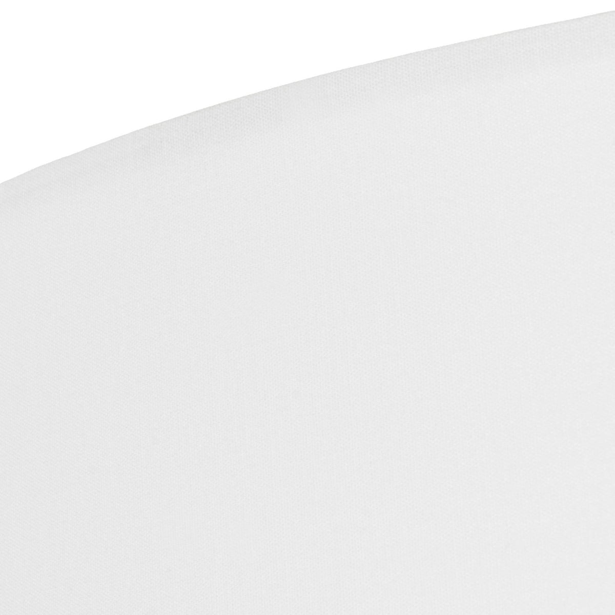 Lucande Belinda Arc Lamp, white, fabric/marble, 78.74 in