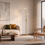 Seppa 71" Brass LED Floor Lamp