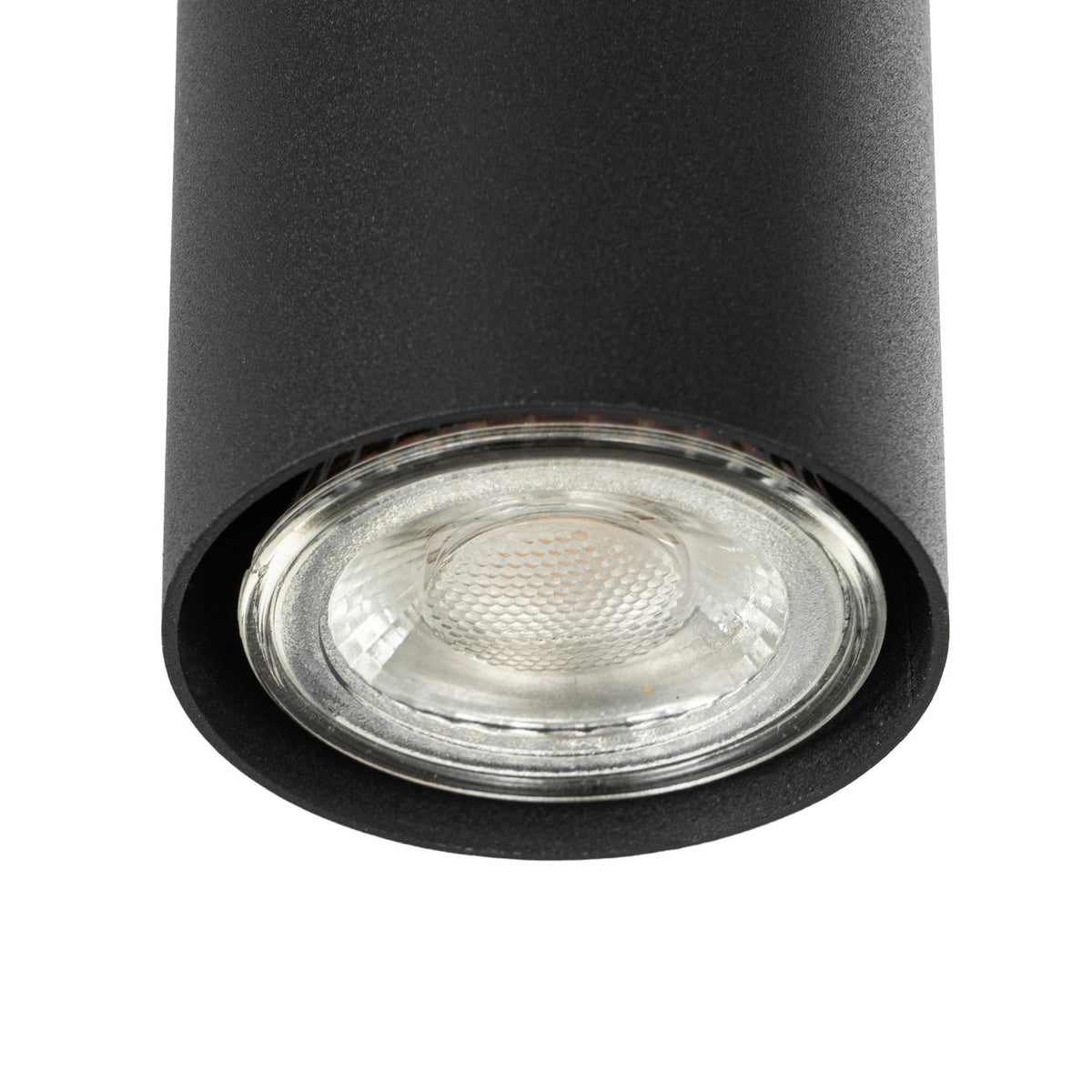 Lucande Marilou ceiling light, black, 4-bulb, Ø 27.56 in