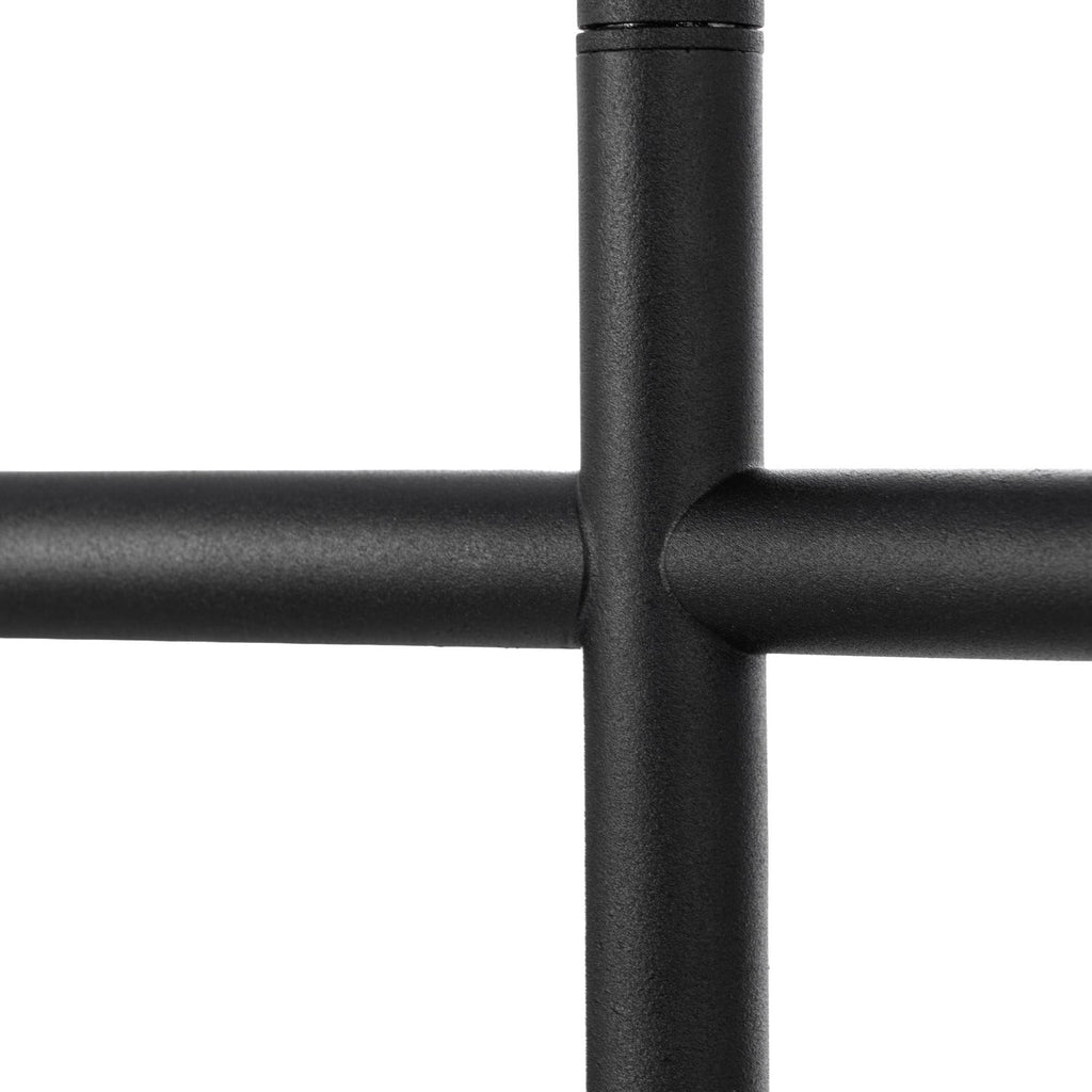 Lucande Marilou ceiling light, black, 4-bulb, Ø 27.56 in