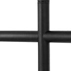 Lucande Marilou ceiling light, black, 4-bulb, Ø 27.56 in