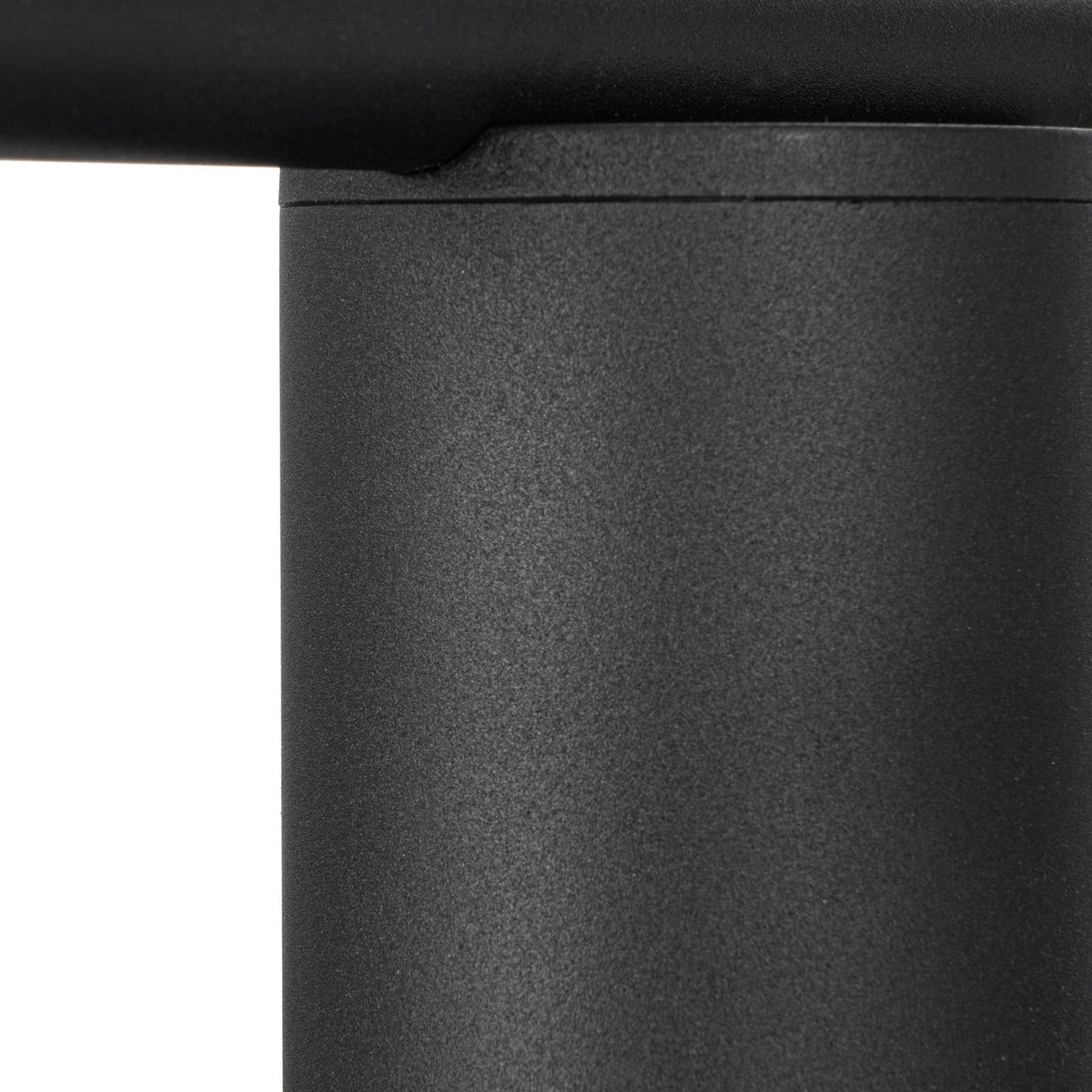 Lucande Marilou ceiling light, black, 4-bulb, Ø 27.56 in