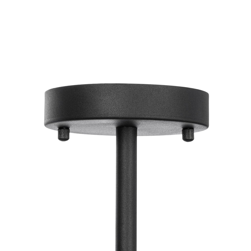 Lucande Marilou ceiling light, black, 4-bulb, Ø 27.56 in