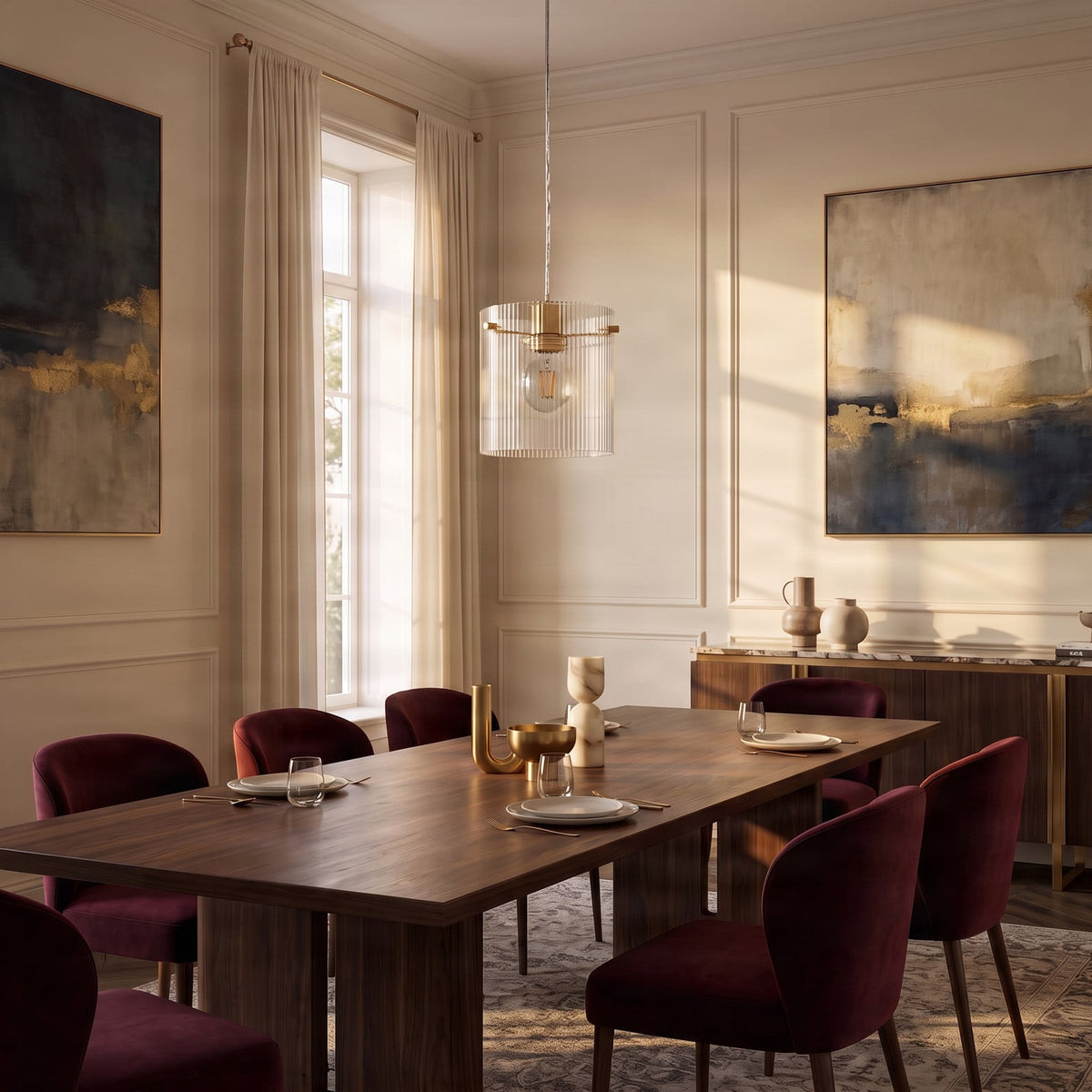 Lucande Carlie pendant light
