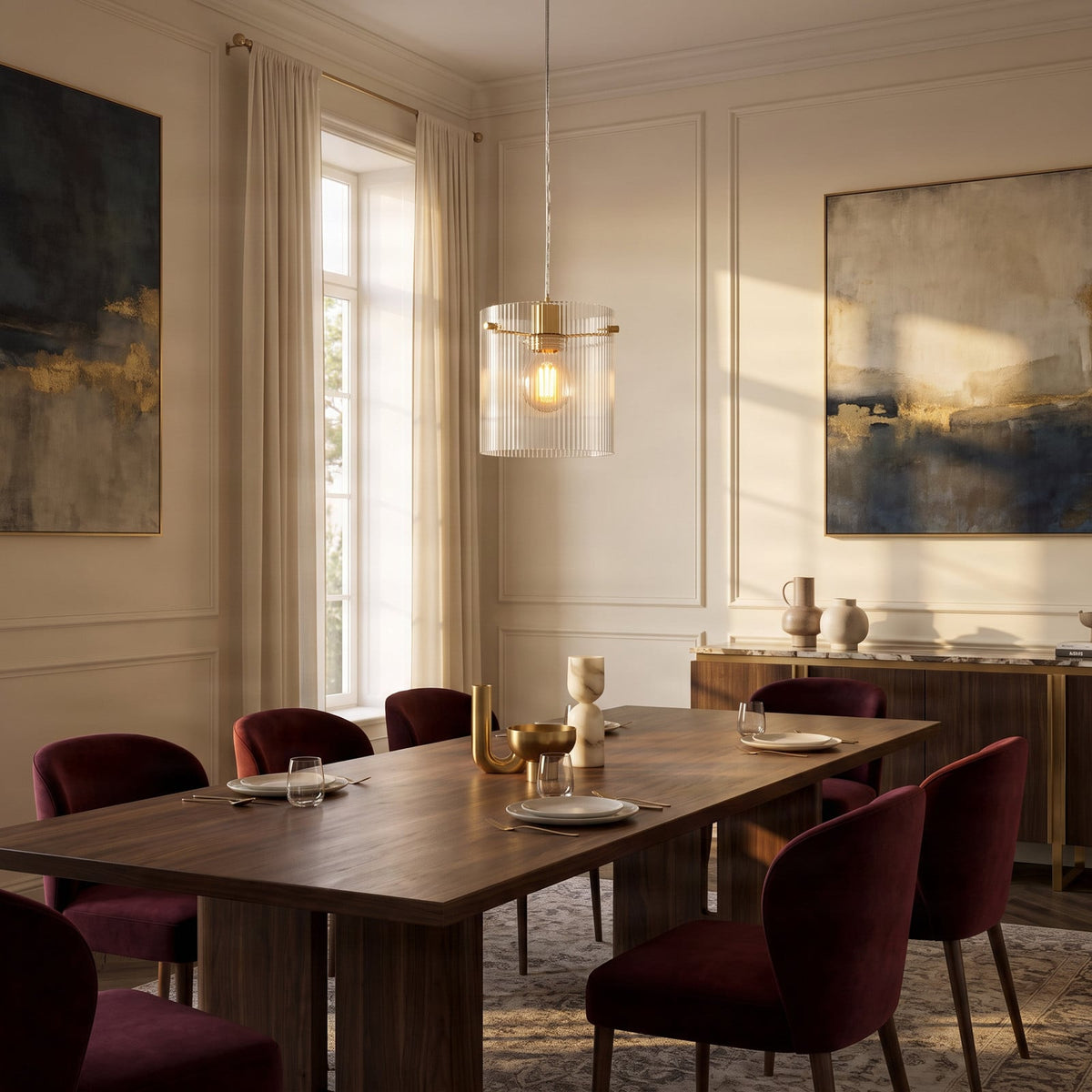Lucande Carlie pendant light