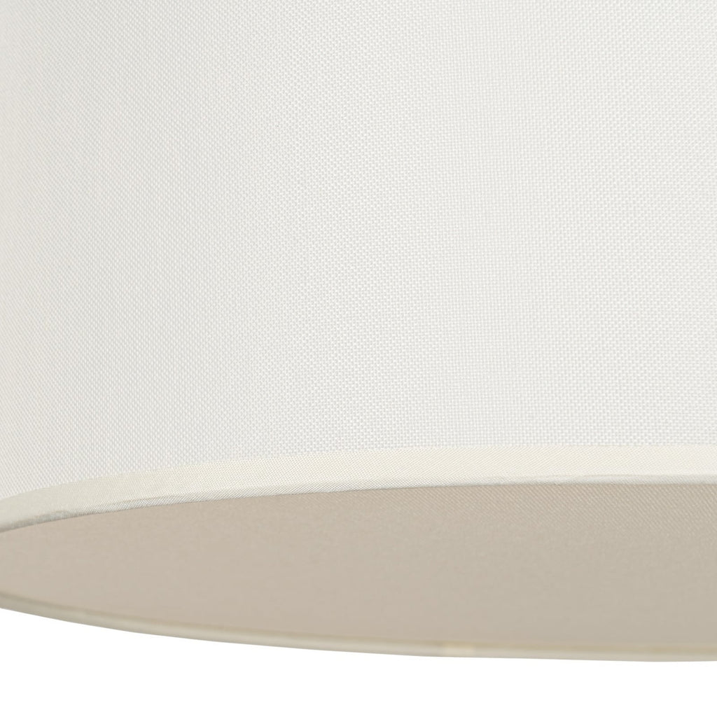 Lucande Avery ceiling light, 13.7 in, beige, fabric