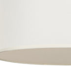 Lucande Avery ceiling light, 13.7 in, beige, fabric